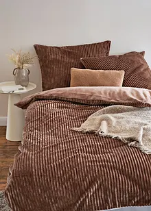 Povlečení Cashmere Touch s manšestrovým vzhledem, bonprix