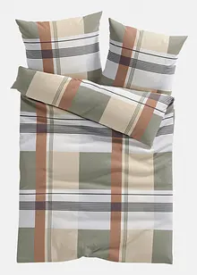 Souprava povlečení s kostkovaným vzorem, bonprix