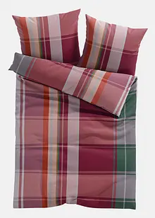 Souprava povlečení s kostkovaným vzorem, bonprix