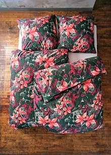 Souprava povlečení s květinovým designem, bonprix