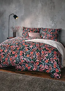 Souprava povlečení s květinovým designem, bonprix