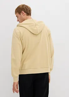 Mikina s kapucí a zipem, bonprix