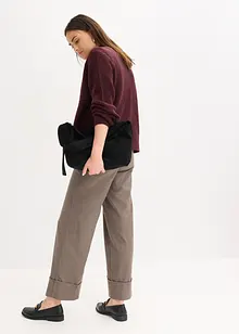 Pletený kabátek s copánkovým vzorem, bonprix