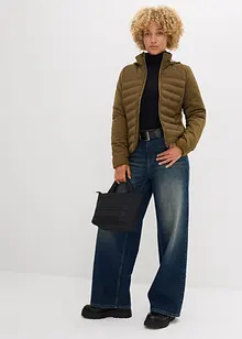 Prošívaná bunda, velmi lehká imitace prachového peří, bonprix