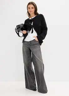 Pletený kabátek z bavlněné směsi, bonprix