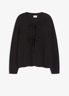 Pletený kabátek z bavlněné směsi, bonprix