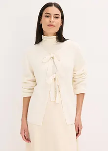 Pletený kabátek z bavlněné směsi, bonprix