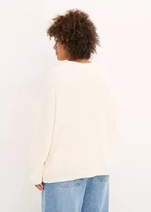 Pletený kabátek z bavlněné směsi, bonprix