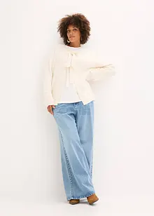 Pletený kabátek z bavlněné směsi, bonprix