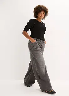 Svetr z jemné pleteniny ze splývavé viskózové směsi, bonprix