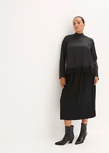 Žerzejová sukně ze splývavé viskózové směsi, bonprix