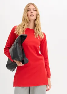 Dlouhý svetr s recyklovanou bavlnou, bonprix