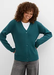 Kabátek z jemné žebrované pleteniny Milano, bonprix