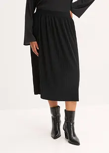 Žerzejová sukně ze splývavé viskózové směsi, bonprix