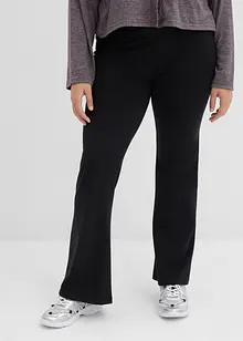 Kalhoty do zvonu, z organické bavlny se strečem, bonprix