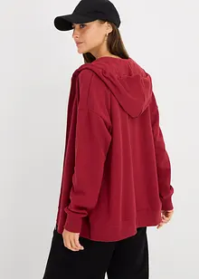 Dlouhá mikina na zapínání, bonprix