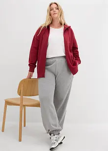 Dlouhá mikina na zapínání, bonprix