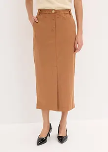 Pouzdrová sukně z imitace velurové kůže, bonprix