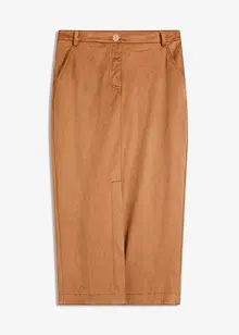 Pouzdrová sukně z imitace velurové kůže, bonprix