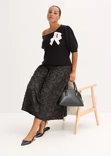 Svetr s aplikací mašle, bonprix