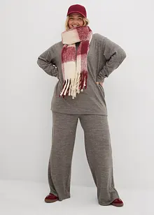 Palazzo kalhoty se vzhledem pleteniny, bonprix