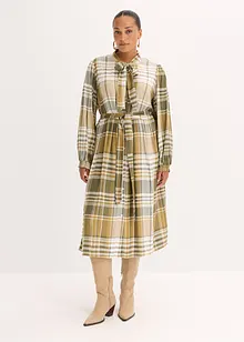 Midi šaty s vázačkou, bonprix