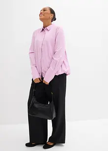 Saténová halenka z viskózové směsi, bonprix