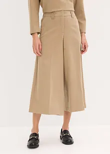 Kalhoty se vzorem rybí kosti a s vlněným vzhledem, bonprix