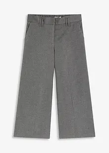 Kalhoty se vzorem rybí kosti a s vlněným vzhledem, bonprix