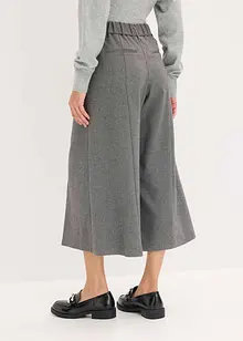 Kalhoty se vzorem rybí kosti a s vlněným vzhledem, bonprix