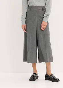 Kalhoty se vzorem rybí kosti a s vlněným vzhledem, bonprix