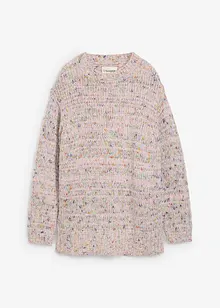 Oversize svetr z nopkové příze, bonprix