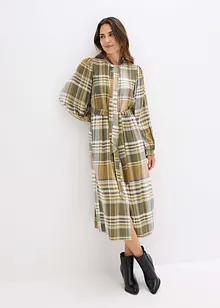 Midi šaty s vázačkou, bonprix