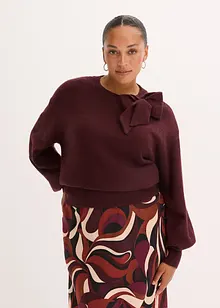 Svetr s mašlí, bonprix