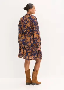 Tunikové šaty z jemné síťoviny, bonprix