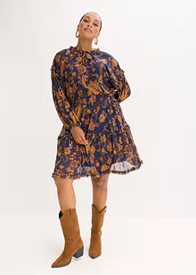 Tunikové šaty z jemné síťoviny, bonprix