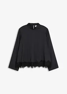 Halenka ze splývavého saténu, bonprix