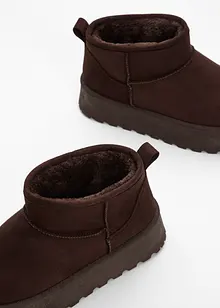 Kotníková obuv na platformě, s podšívkou, bonprix