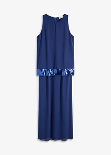 Dlouhé šaty z jemného žoržetu s pajetkami, bonprix