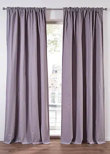 Závěs z organické bavlny, klasický a extra dlouhý (1 ks v balení), bonprix