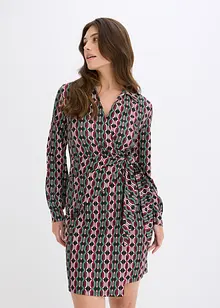 Zavinovací šaty ze strukturovaného žerzeje, bonprix