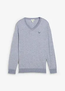 Svetr z jemné pleteniny s bavlnou, bonprix