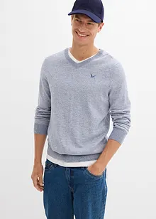 Svetr z jemné pleteniny s bavlnou, bonprix