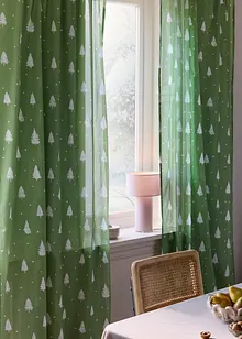 Záclona z organické bavlny (1 ks v balení), bonprix