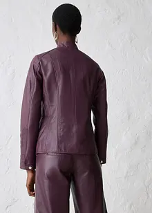 Kožená bunda z napa jehnětiny, bonprix