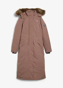 Nepromokavý outdoorový kabát s umělou kožešinou, bonprix
