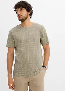 Tričko s drobným potiskem, z čisté organické bavlny, bonprix