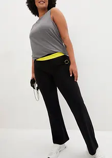 Sportovní bavlněné kalhoty se strečem, Bootcut, bonprix