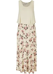 Úpletové dlouhé šaty ve vícevrstvém vzhledu, bonprix