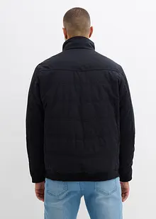 Vatovaná softshellová bunda s bluzonovým střihem, bonprix